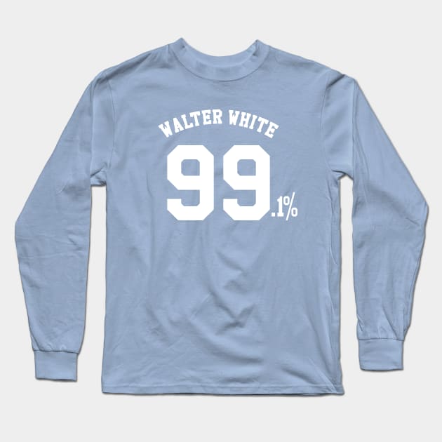 99% Blue Meth Long Sleeve T-Shirt by Soriagk